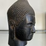 19. Századi Thai Bronz Buddha Fej - 2