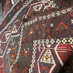 Antik Hatalmas Kézi Török Kelim Kilim Szőnyeg 160x440 - 4