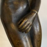 Antik Női Akt Bronz Szobor - 7