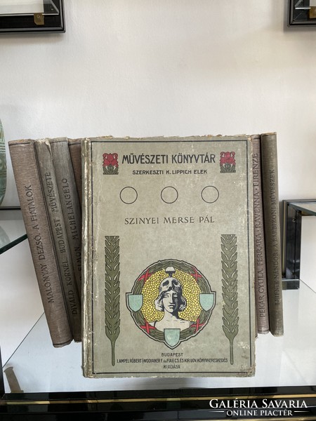 Dr LIPPICH ELEK SZERK.MŰVÉSZETI KÖNYVTÁR 16db