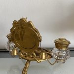 18.sz Klasszicista tüzaranyozott tintatartó - zsebóratartó - 4