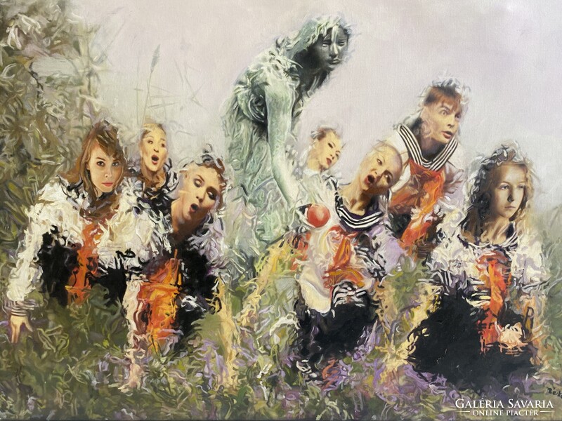 Rékai Zsolt Festmény: A Kisértés Őrzői