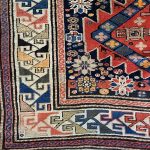 Antik Kaukázusi Kazak Szőnyeg 280x130 - 5