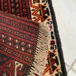 Antik Afgán Ajtó vagy Ablak dísz fali szőnyeg 200x140 - 6