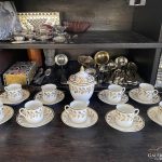 Empire Stílusú Porcelán Kávés Készlet 9 személyes - 5