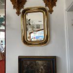 Ritka Kisméretű Biedermeier Tükör 55x40 - 2