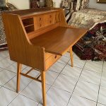 Mid Century Skandináv Teak Íróasztal, Bröderna Gustaffson 1960 - 3