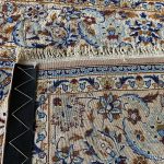 Exkluzív Isfahan Selyem Perzsa Szőnyeg 167x110 - 4