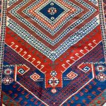 Kézi csomózású Kazak Szőnyeg 155x290 - 3