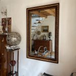 Ritkaság! Nagyméretű Restaurált Ökörszemes Biederemeier Tükör 90x140 - 2