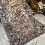 Kézi Csomózású Kashmir Selyem Szőnyeg 220x135 - 2