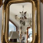 Ritka Kisméretű Biedermeier Tükör 55x40 - 3