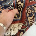 Félantik Kézi Csomózású Azeri Kaukázusi szőnyeg 200x140 - 7