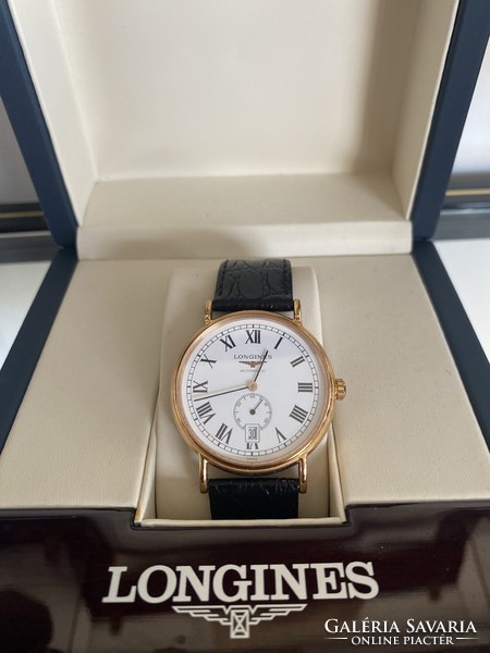 Longines Automata Rosengold Öltönyóra