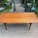 Mid Century Dán Design Surfboard Coffee Table Asztal Teak - 6