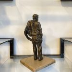 Antik Komikus Bronz Szobor " I don - 4