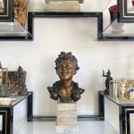 Vincenzo Cinque (Napoly 1852-Napoly 1929) Vízhordó fiú bronz szobor - 3
