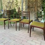Mid Century Dán Design Székek Paliszander - 4