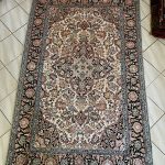 Kézi Csomózású Kashmir Selyem Szőnyeg 220x135 - 3