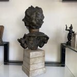 Vincenzo Cinque (Napoly 1852-Napoly 1929) Vízhordó fiú bronz szobor - 5