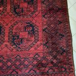 Semi Antik Kézi Afgán Nomád Szőnyeg 215x250 - 4