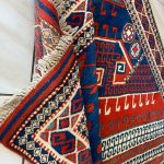 Kézi csomózású Kazak Szőnyeg 155x290 - 6