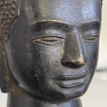19. Századi Thai Bronz Buddha Fej - 5