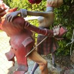 Nagyméretű Táncoló Pár Kerti szobor - Étterem Szálloda Reklám Figura - 6