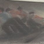 Fábián Imre pasztell " Robotos Hajósok " 1947 Hajóvontatók - 3