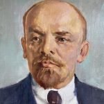 Bánovszky Miklós Lenin Portré - 2