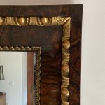Ritkaság! Nagyméretű Restaurált Ökörszemes Biederemeier Tükör 90x140 - 5