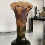 Francia Art Nouveau Savmaratott Kámea Váza - 4