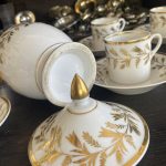 Empire Stílusú Porcelán Kávés Készlet 9 személyes - 3