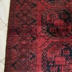 Semi Antik Kézi Afgán Nomád Szőnyeg 215x250 - 5