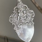 Ezüst Neobarokk Sütis csipesz - 5