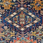 Antik Kaukázusi Kazak Szőnyeg 280x130 - 7