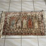 Kisméretű Félantik Kézi Selyem Szőnyeg 53x95 - 2