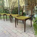 Mid Century Dán Design Székek Paliszander - 2