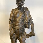 Antik Komikus Bronz Szobor " I don - 7