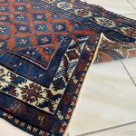 Antik Malayer Perzsa Szőnyeg 104x144 - 7