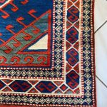 Kézi csomózású Kazak Szőnyeg 155x290 - 4