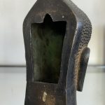 19. Századi Thai Bronz Buddha Fej - 4