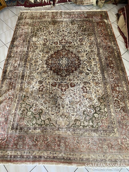 Kézi Csomózású Jaipur Selyem Szőnyeg 275×180