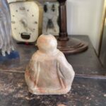 Vintage faragott szappankő Mosolygó Buddha szobor - 3