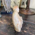 Vintage faragott szappankő Mosolygó Buddha szobor - 4