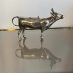 Antique Dutch Cow shaped Sterling Silver Cream Jug…… - 3