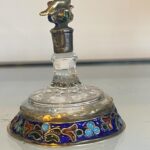 19.th Century Viennese Gilt  enamel Silver - Mounten Rock Crystal Goblet …… - 7