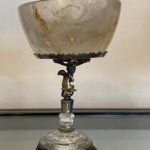 19.th Century Viennese Gilt  enamel Silver - Mounten Rock Crystal Goblet …… - 3