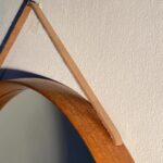 Design Uno & Osten Kristiansson Oak Mirror by Luxus Vittsjo 1960s Made in Sweden…… - 7