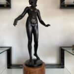 Professor Karl Tuch Sculpture, Bronze Nude Woman, signed Tuch ……. - 4